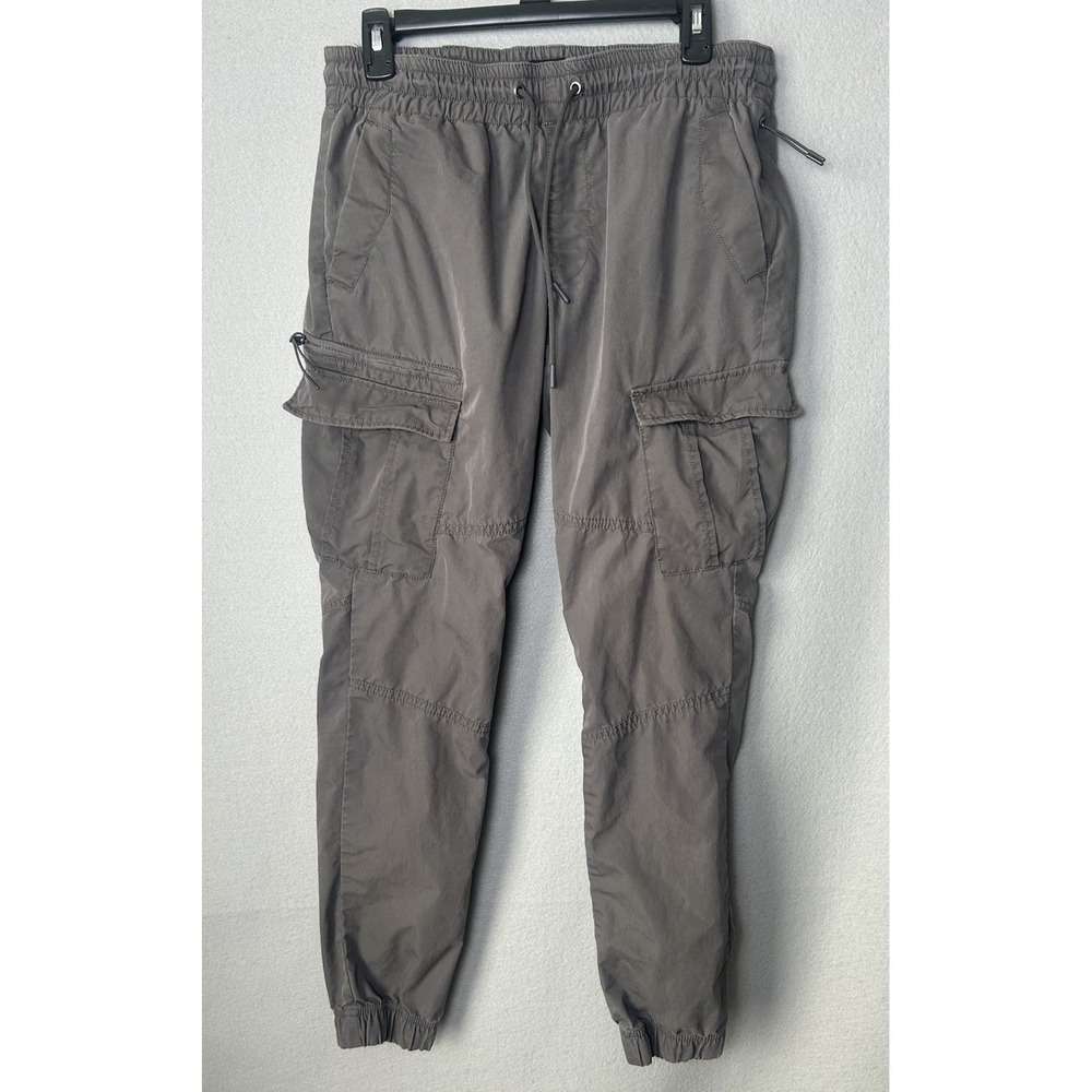 Express Gray Joggers Cargo Pull On Stretch  Utility Gorpcore Granola Girl Sz S